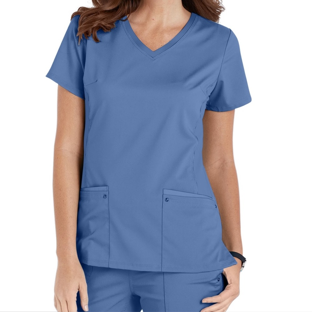 Women’s healing hands scrub top